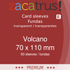 Fundas Zacatrus Volcano premium (70 mm x 110 mm) (50 uds)
