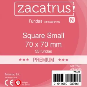 Fundas Zacatrus Square S premium (Cuadrada Pequeña) 55 uds