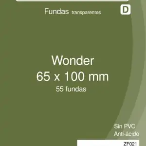 Fundas Zacatrus Wonder (65 mm X 100 mm) (55 uds)