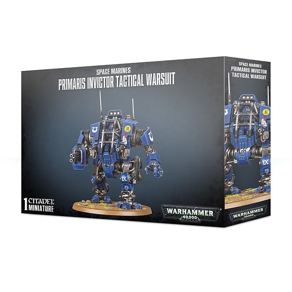 Space Marines Primaris Invictor Tactical Warsuit