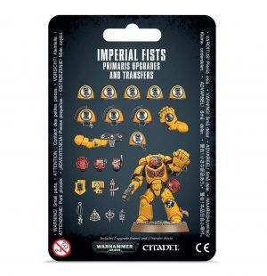 Mejoras y calcomanías de Imperial Fists Primaris