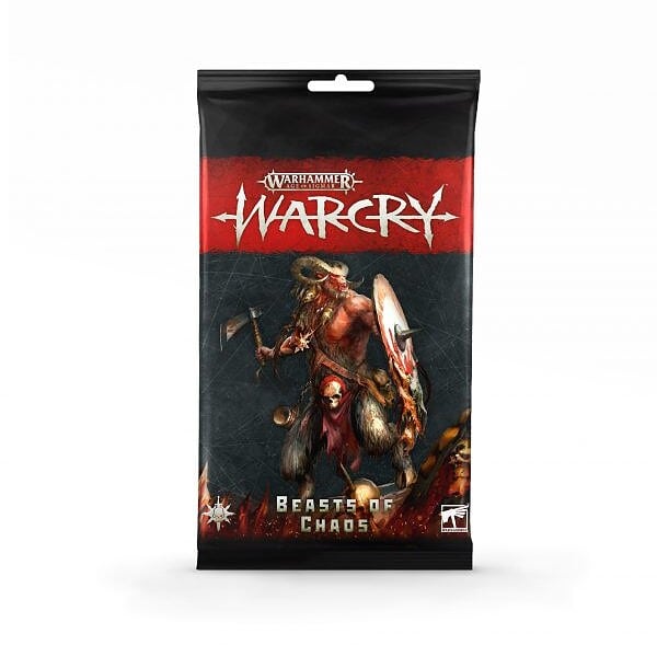 Warcry: pack de cartas de Beasts of Chaos