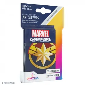 Marvel Champions Sleeves Captain Marvel