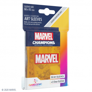 Marvel Champions Sleeves Marvel Orange