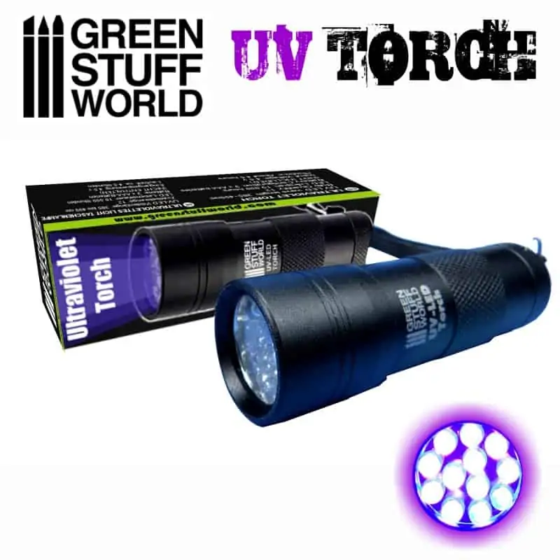 Comprar Linterna de luz ultravioleta - : Tienda de Miniaturas