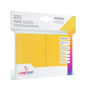 Pack Prime Sleeves Yellow (100)