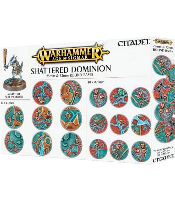 Peanas redondas Shattered Dominion 25 y 32 mm