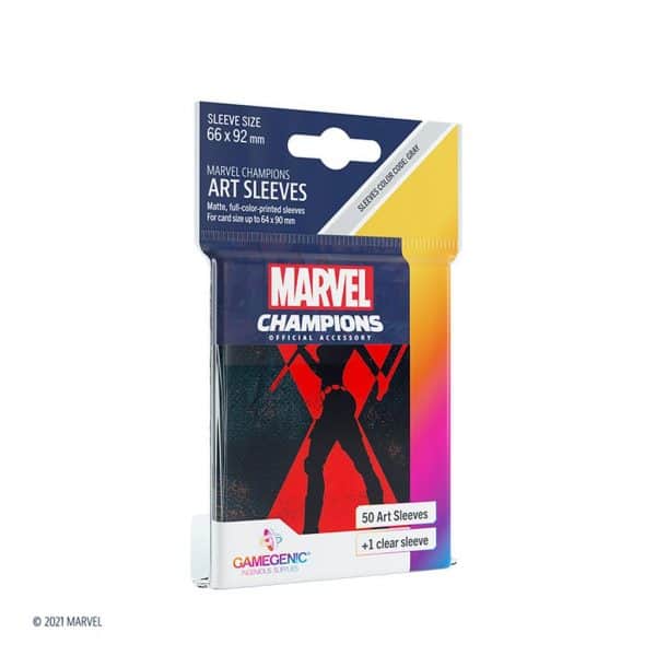 Marvel Champions Sleeves Black Widow