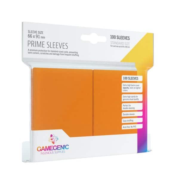 Pack Prime Sleeves Orange (100)