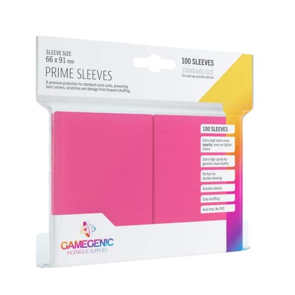 Pack Prime Sleeves Pink (100)