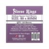 SLEEVE KINGS MEDIUM SQUARE CARD SLEEVES (80X80MM)
