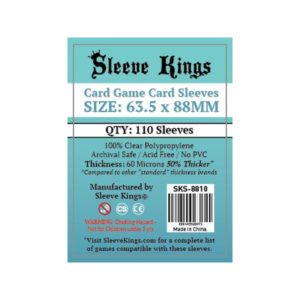 SLEEVE KINGS CARD GAME CARD SLEEVES (63.5X88MM)