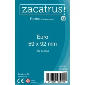 Fundas Zacatrus Euro (59 x 92 mm) (55unid)