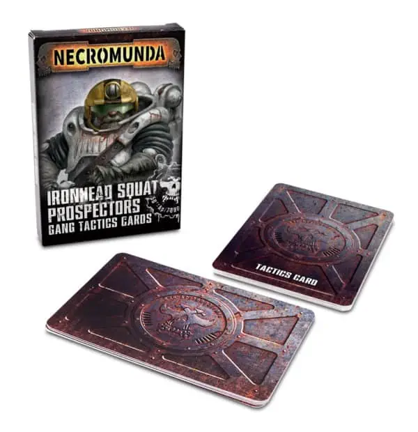 Ironhead Squat Prospectors Gang Tactics Cards (Inglés)