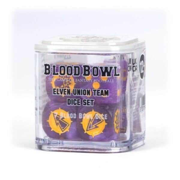 Set de dados del equipo de la Elven Union de Blood Bowl
