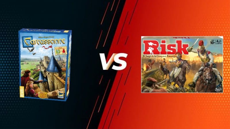 ¿Carcassonne o Risk? carcassonne o risk