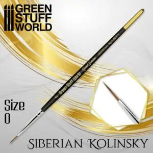 GOLD SERIES Pincel Kolinsky Siberiano - 0