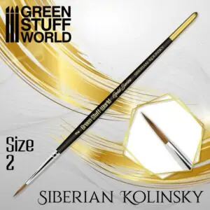 GOLD SERIES Pincel Kolinsky Siberiano - 2