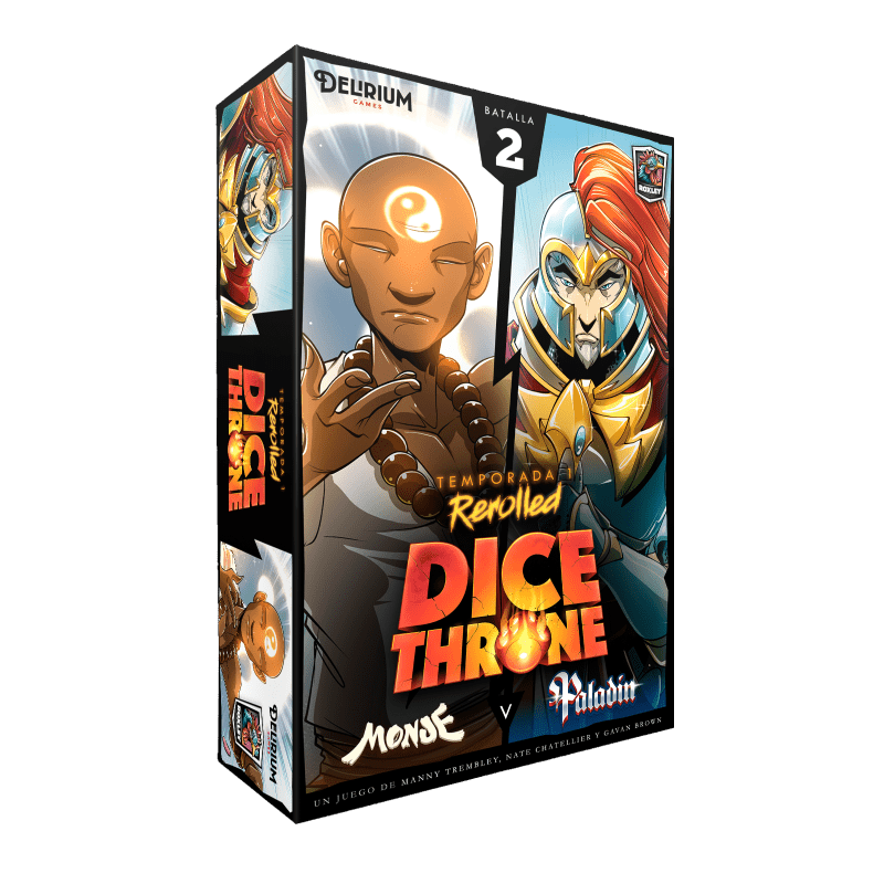 Monje vs Paladín - Dice Throne