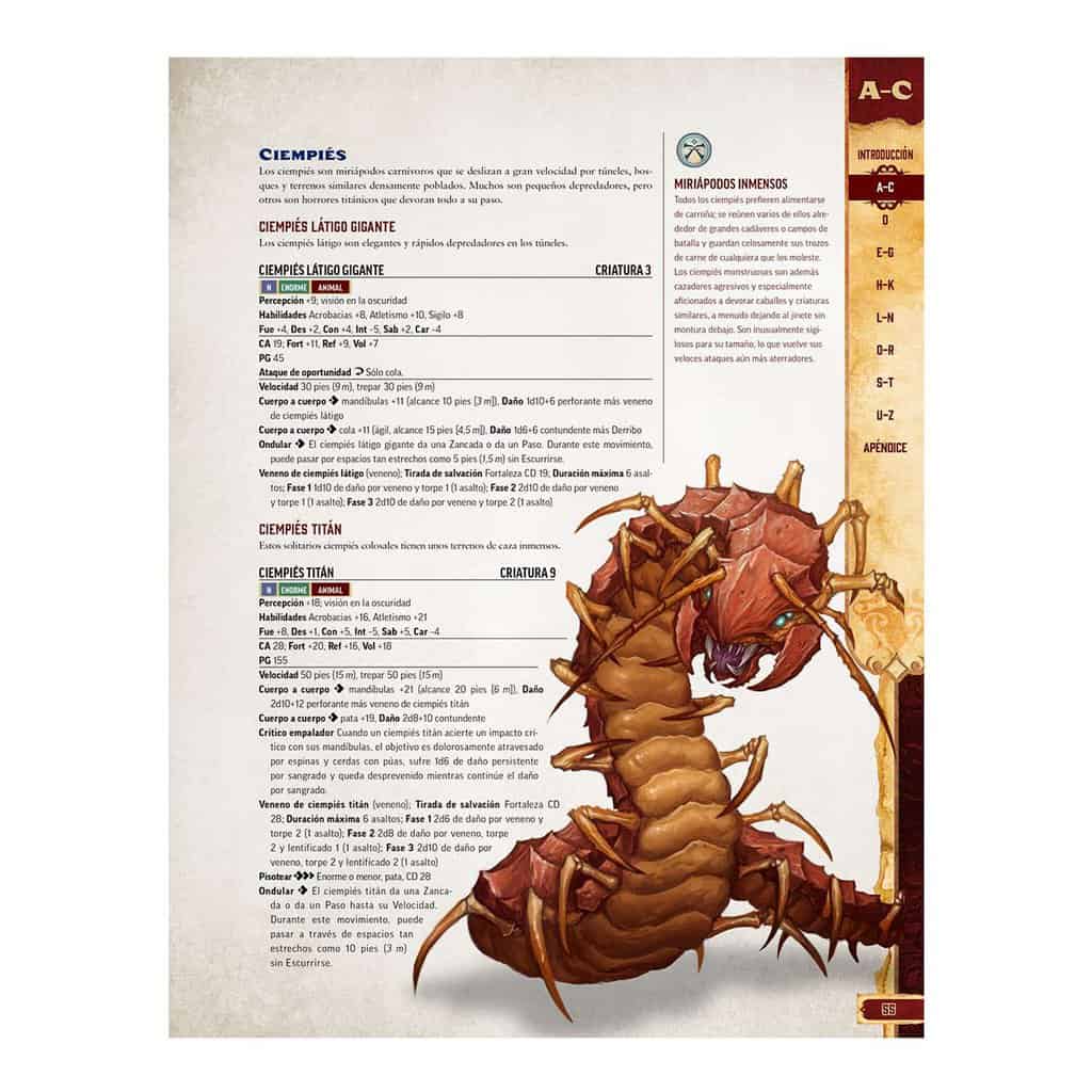 Devir – Pathfinder Bestiario Set Roll – Oltre 350 Mostri E Varianti – Gioco Di Ruolo In Spagnolo