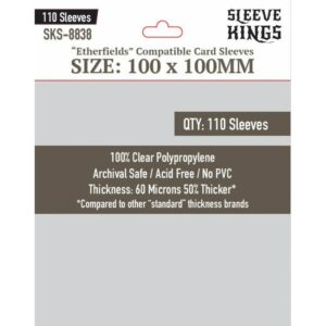 SLEEVE KINGSETHERFIELDS COMPATIBLE SLEEVES (100 X 100MM)
