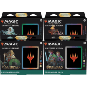 MTG - THE LORD OF THE RINGS: TALES OF MIDDLE-EARTH COMMANDER DECK DISPLAY (4 DECKS)