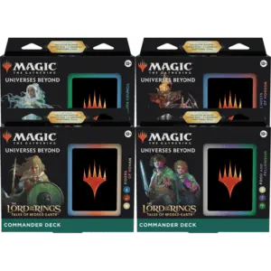 MTG - THE LORD OF THE RINGS: TALES OF MIDDLE-EARTH COMMANDER DECK DISPLAY (4 DECKS)