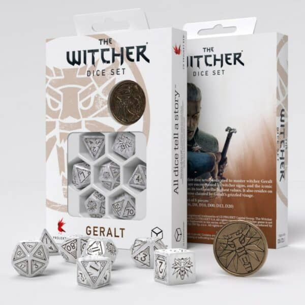 The Witcher Dice Set. Geralt - The White Wolf 1
