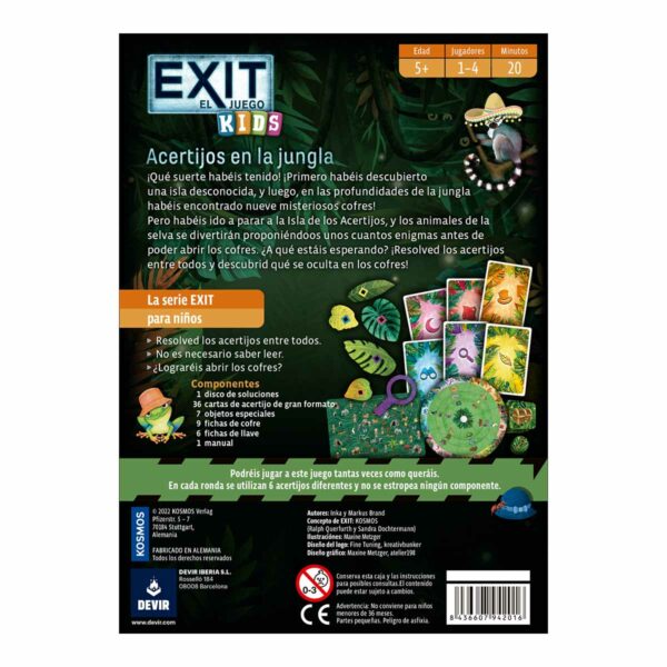 EXIT Kids: Acertijos en la jungla