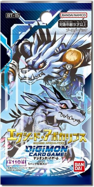 DIGIMON CARD GAME - EXCEED APOCALYPSE BT15 (1 booster)