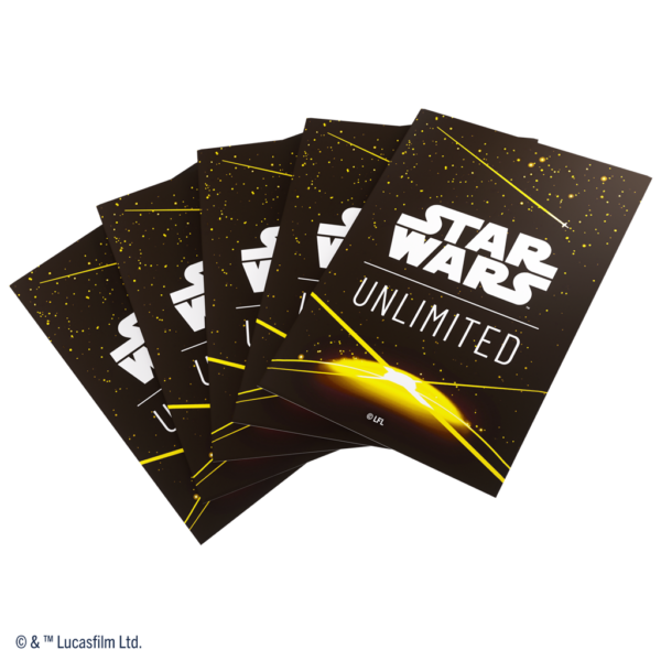 Star Wars: Unlimited Art Sleeves Card Back Yellow