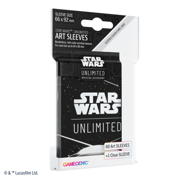 Unlimited Art Sleeves Card Back White