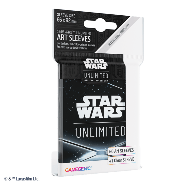 Unlimited Art Sleeves Card Back Black