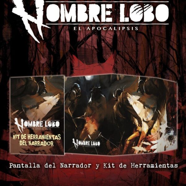 Pantalla del Narrador y Kit de Herramientas. Hombre Lobo El Apocalipsis 5.ª Edición