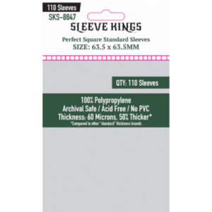 Perfect Square Standard Sleeves (63.5x63.5mm) 110 Pack