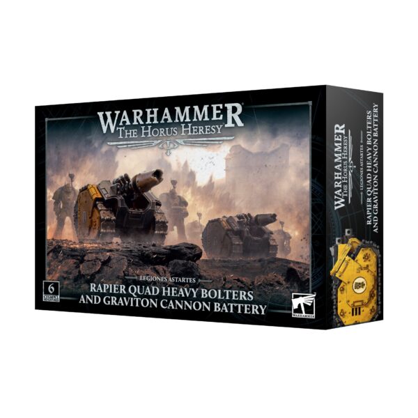 Rapier Quad Heavy Bolters y Graviton Cannon Battery