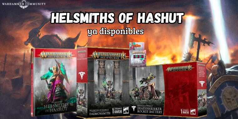 Helsmiths of Hashut (Enanos del Caos) Tienda Online de Miniaturas, Juegos de Rol y Juegos de Mesa | Ludus Belli