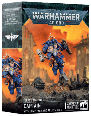 Capitán con propulsor de salto y escudo reliquia