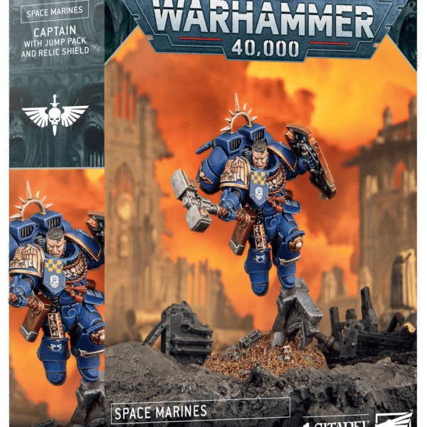 Capitán con propulsor de salto y escudo reliquia