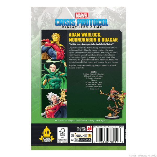 Adam Warlock, Moondragon & Quasar