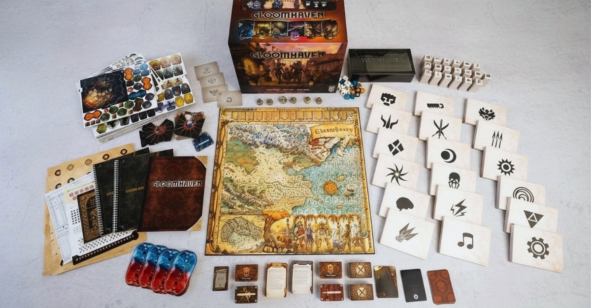 ¿Cómo se clasifican los juegos de mesa? Principales tipos Juegos legacy Gloomhaven