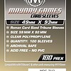 Roman Card Sized Tribune Sleeves (100 pack) 49 X 93 MM