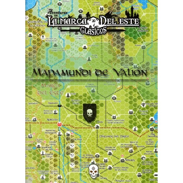 Aventuras en la Marca del Este: Mapamundi de Valion