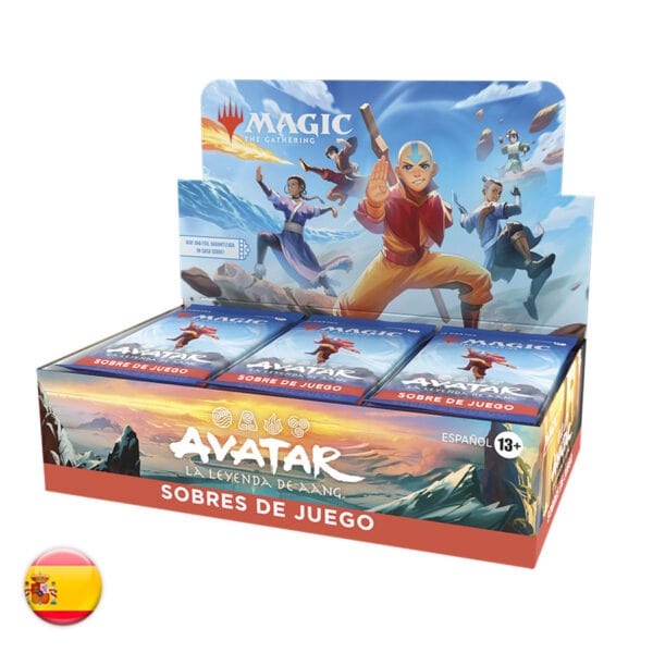 Caja de sobres de juego de Avatar: la leyenda de Aang
