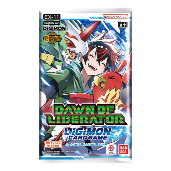 Booster Pack Dawn of Liberator Digimon Card Game