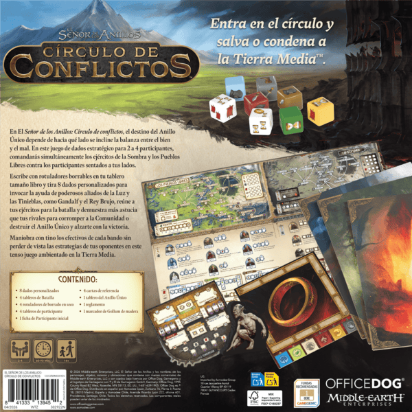 El señor de los anillos: Círculo de conflictos