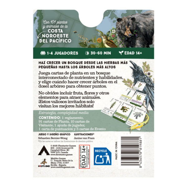 Reforest: Plantas de da Costa Noroeste del Pacífico