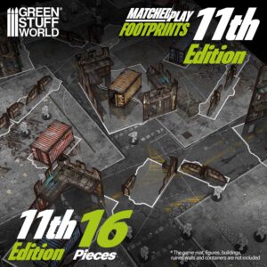 Glasspack Footprints Básicos 11 edición Wh40k compatibles