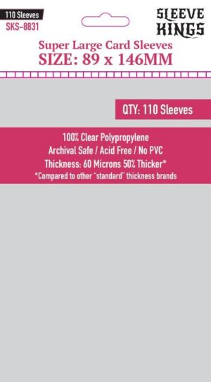 Sleeve Kings Super Large Sleeves (89x146mm)