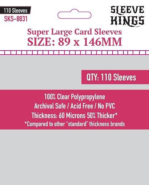 Sleeve Kings Super Large Sleeves (89x146mm)